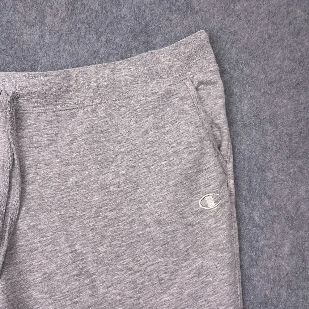 Champion Mens 2XL Gray Sweatpants‎ Jogger Tapered Leg Drawstring